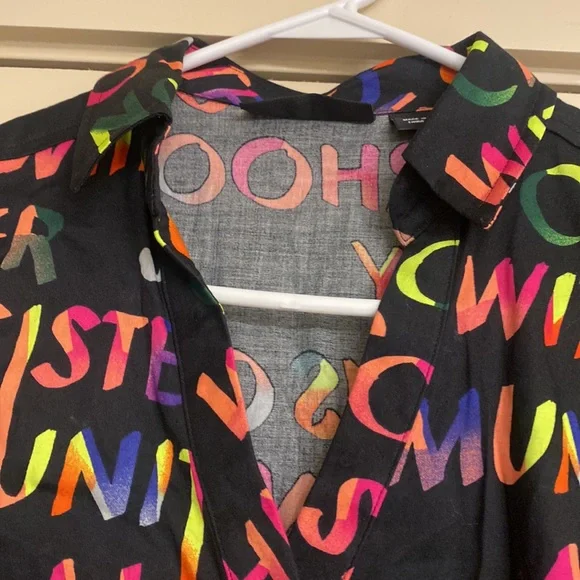 Multicolored, motional blouse. - Picture 2 of 7